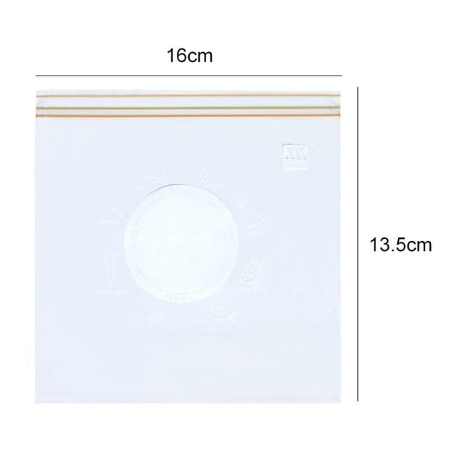 Sealed Bag Fresh Food Packaging Bag Household Thickened Refrigerator Storage Plastic Bag, Small (30 Pieces / Set), Medium (25 Pieces / Set), Large (15 Pieces / Set)