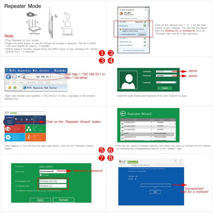 WAVLINK AC600 AP 2.4G/5G Dual Frequency Outdoor High Power Repeater, EU Plug, US Plug, UK Plug