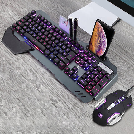 618 Internet Cafe Game Manipulator Keyboard and Mouse Set, Cable Length: 1.6m