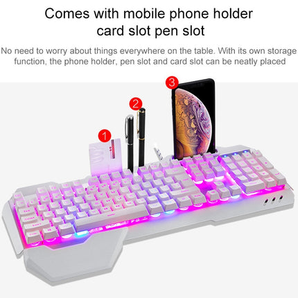 618 Internet Cafe Game Manipulator Keyboard and Mouse Set, Cable Length: 1.6m