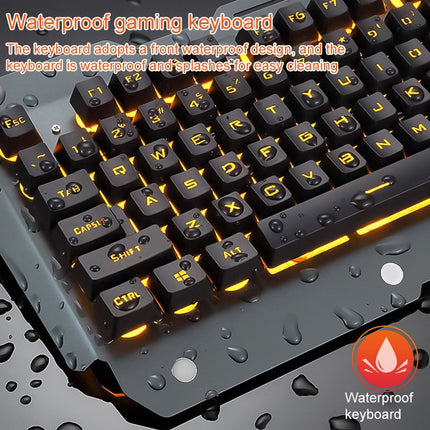 618 Internet Cafe Game Manipulator Keyboard and Mouse Set, Cable Length: 1.6m