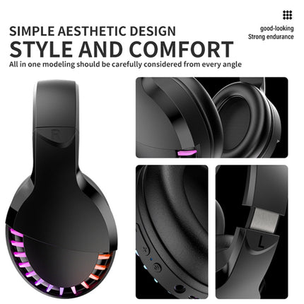 SH33 Bluetooth Wired Dual-mode RGB Headset Mobile Phone Heavy Bass Noise Reduction Gaming Headset