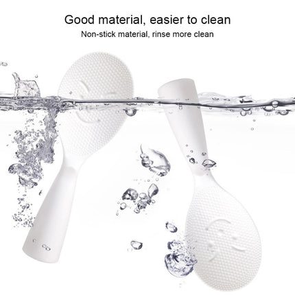 Creative Smile Face Rice Spoon Vertical Type Food Grade Kitchen Rice Cooker Spoon
