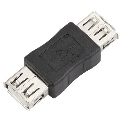 3pcs USB Double Female Straight-through Head USB Double Female Interface