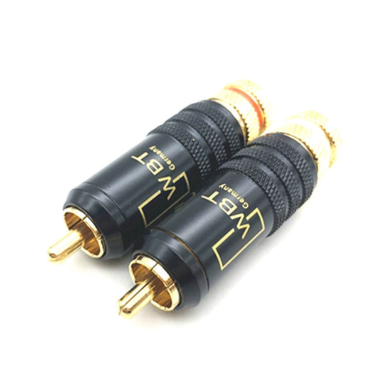 2pcs WBT-0144 RCA Lotus Plug AV Audio and Video Plug