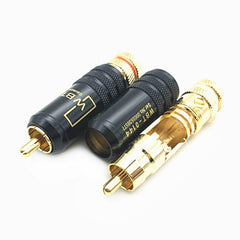 2pcs WBT-0144 RCA Lotus Plug AV Audio and Video Plug