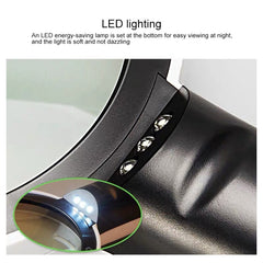 Handheld High-definition Lens with LED Light Reading and Maintenance Magnifying Glass for the Elderly, 95mm 10 Times, 110mm 30 Times Double Lens