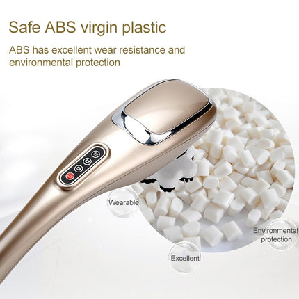 Rechargeable Dolphin Massager Electric Cervical Massage Stick, A10 Straight Plug US Plug, A15 Charging US Plug, A10 Straight Plug EU Plug, A15 Charging EU Plug