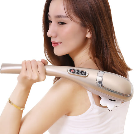 Rechargeable Dolphin Massager Electric Cervical Massage Stick, A10 Straight Plug US Plug, A15 Charging US Plug, A10 Straight Plug EU Plug, A15 Charging EU Plug
