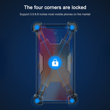 Electric Bicycle Mobile Phone Holder Can Be Rotated 360-degree Mobile Phone Holder Four-way Adjustment Bracket for Motorcycle