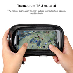 Mountain Bike Card Holder Touch Screen Mobile Phone Holder Motorcycle Electric Vehicle Waterproof Navigation Bracket Shade Mobile Phone Holder