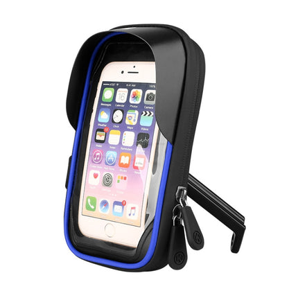 Mountain Bike Card Holder Touch Screen Mobile Phone Holder Motorcycle Electric Vehicle Waterproof Navigation Bracket Shade Mobile Phone Holder, Handlebars, Rearview Mirrors