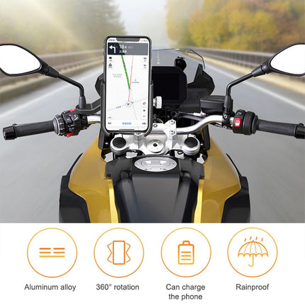 Bicycle Mobile Phone Holder Motorcycle Electric Car Navigation Mobile Phone Holder, Handlebars, Rearview Mirrors