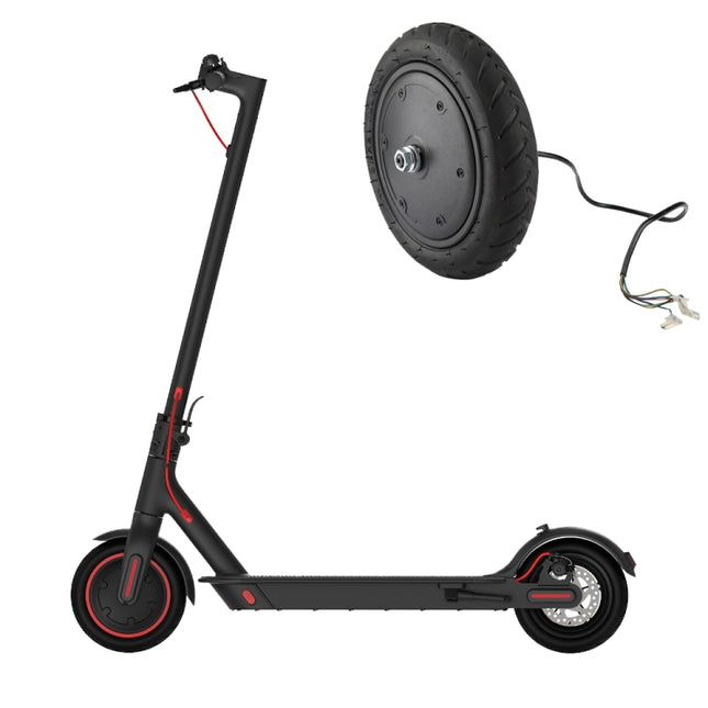250W 36V Scooter Motor Drive Wheel Motor Pneumatic Tire, 250W
