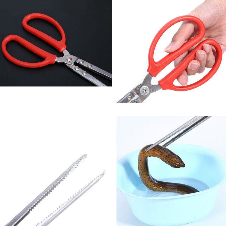 Rice Eel Clip Lobster Tongs Rice Eel Clip Crab Loach Pliers Fish Control Garbage Clip, 38cm Straight, 52cm Straight, 62cm Straight, 38cm Elbow, 52cm Elbow, 62cm Elbow