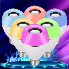 E27 LED Music Bulb Smart Colorful Remote Control Wake Up Light