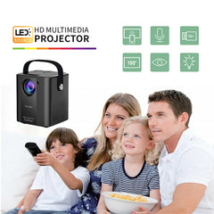 C500 Portable Mini LED Home HD Projector, Same Screen Version, Android Version, Basic Version