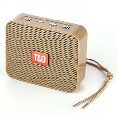 T&G TG166 Color Portable Wireless Bluetooth Small Speaker, Pink, Blue, Brown, Yellow, Black, Red, Silver Gray, Orange, Green, Light Blue