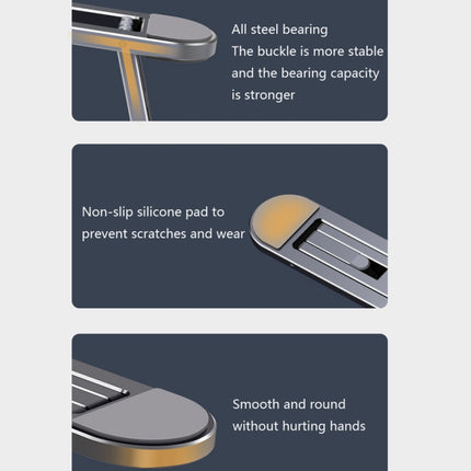Oatsbasf Portable Storage Foldable Notebook Computer Bracket Heightening Fan Heater