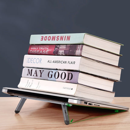 Oatsbasf Portable Storage Foldable Notebook Computer Bracket Heightening Fan Heater