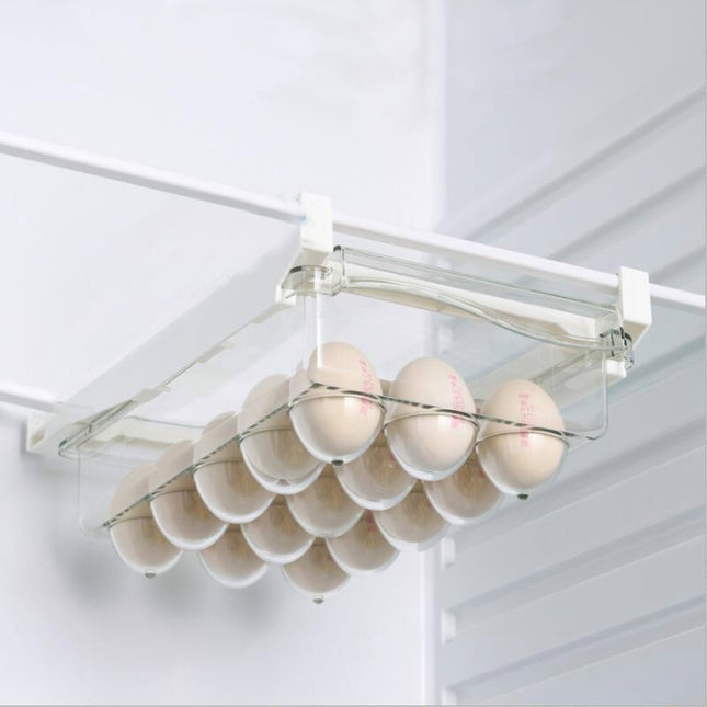 Refrigerator Storage Box Drawer Type Square Household Multifunctional Food Preservation Box, 1 Egg Box, 1 Fresh Box, 2 Egg Box, 2 Fresh Box, 1 Egg Box + 1 Fresh Box, 1 Box Without Hook