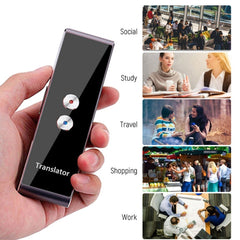 T8 Pocket Language Translator Voice 30 Languages Two Way Real Time Intercom Portable Translator For Personal Learning Travelling