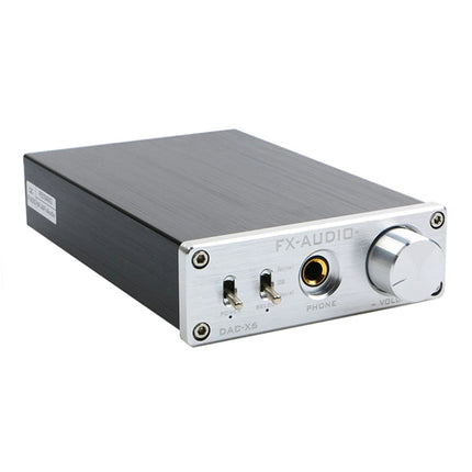 FX-AUDIO DAC-X6 Fever HiFi Fiber Coaxial USB Amp Digital Audio DAC Decoder 24BIT/192