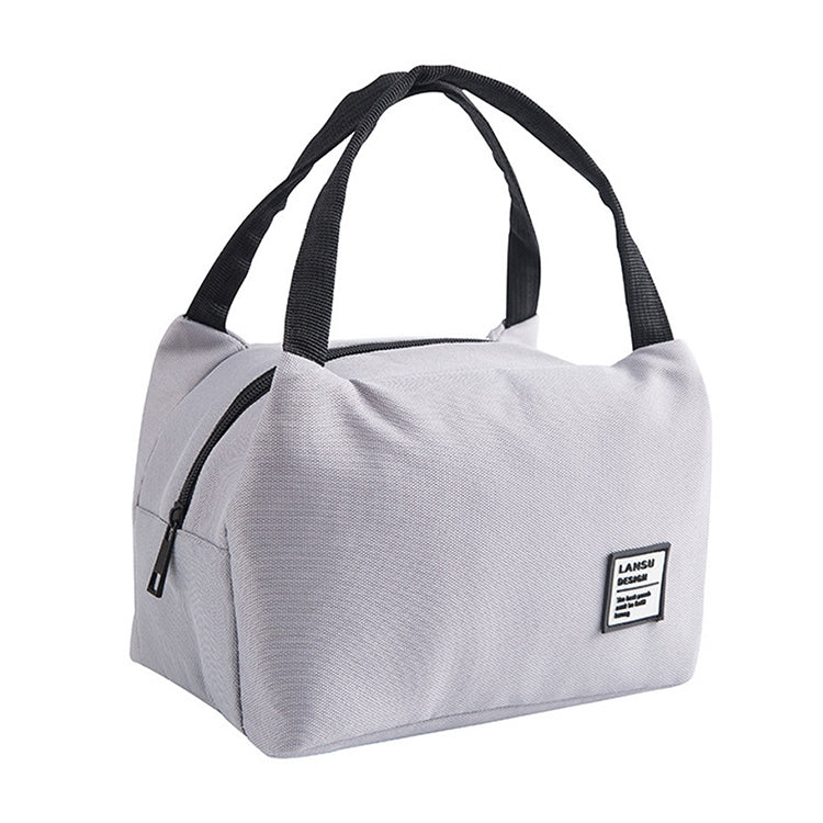 Portable Lunch Bag Thermal Insulated Lunch Box Tote Cooler Bag Bento Pouch Lunch Container School Food Storage Bags, Black, Bento Storage Bags