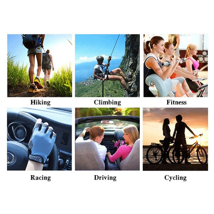 Cycling Shock Absorbing Anti-Slip Gloves Fitness Weight Lifting Training Half-finger Gloves, M, L, XL