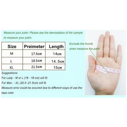 Cycling Shock Absorbing Anti-Slip Gloves Fitness Weight Lifting Training Half-finger Gloves, M, L, XL