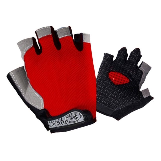 Summer Men Women Fitness Gloves Gym Weight Lifting Cycling Yoga Training Thin Breathable Antiskid Half Finger Gloves, S, XL, M, L