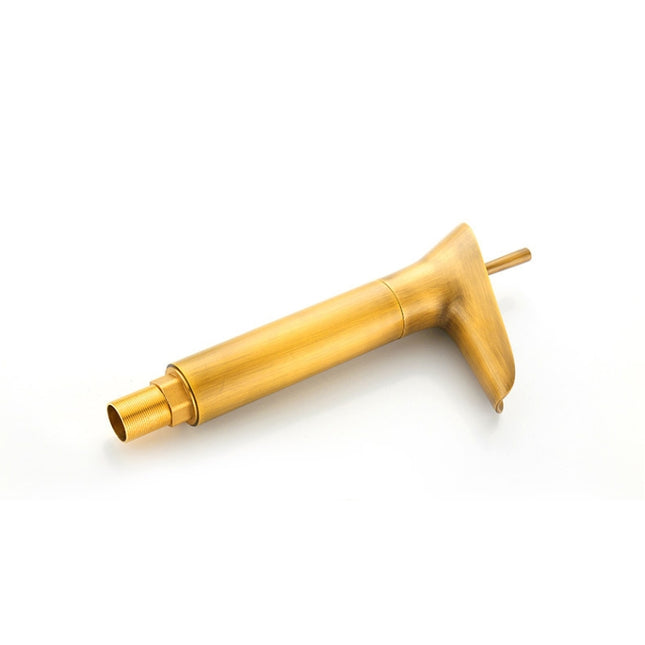 Bathroom Faucet Washbasin Waterfall Hot & Cold Faucet, 84535-1, 84535 High Type, 99529 Black