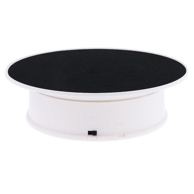 20cm 360 Degree Electric Rotating Turntable Display Stand for Photography Max Load 1.5kg video shooting props Turntable, 20cm/Powered by Battery(W+B), 20cm/Powered by Battery(B), 20cm/Powered by Battery(W)