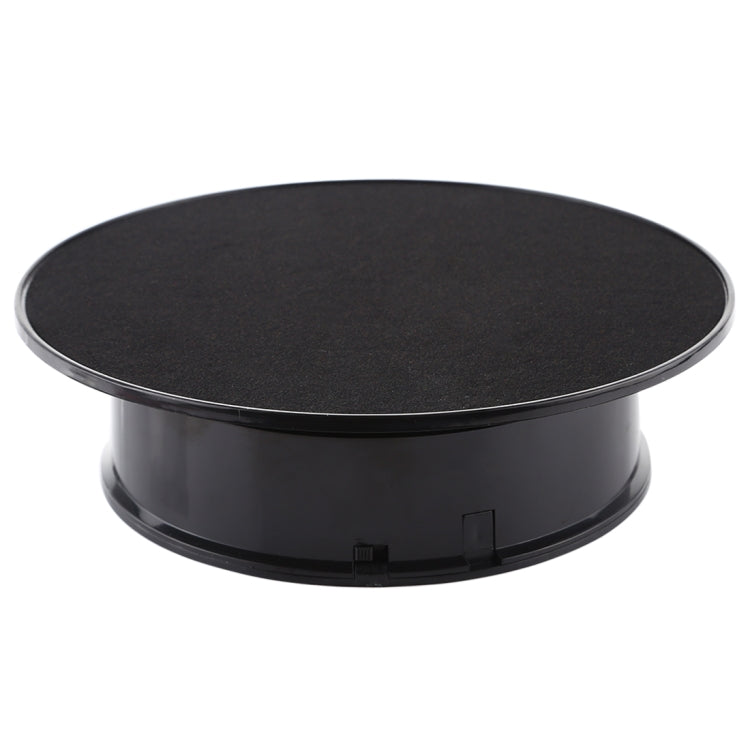 30cm 360 Degree Electric Rotating Turntable Display Stand Video Shooting Props Turntable for Photography, Load 4kg, US Plug(White + Black), 30cm (W+B), 30cm (B)