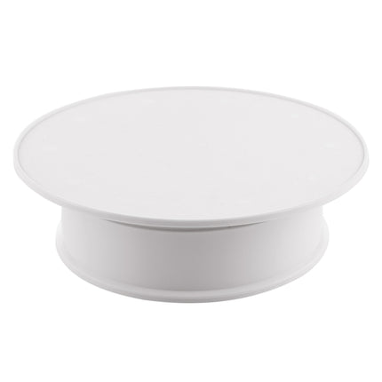 30cm 360 Degree Electric Rotating Turntable Display Stand Video Shooting Props Turntable for Photography, Load 4kg, US Plug(White), 30cm(W)