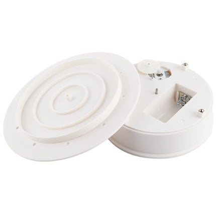 30cm 360 Degree Electric Rotating Turntable Display Stand Video Shooting Props Turntable for Photography, Load 4kg, US Plug(White), 30cm(W)