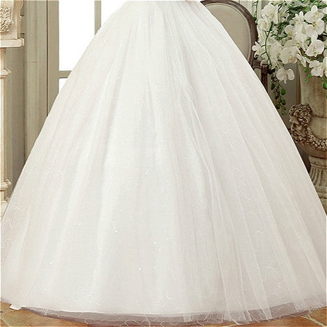 Vintage Lace Short Sleeved Round Neck Slim Slim Wedding Dress