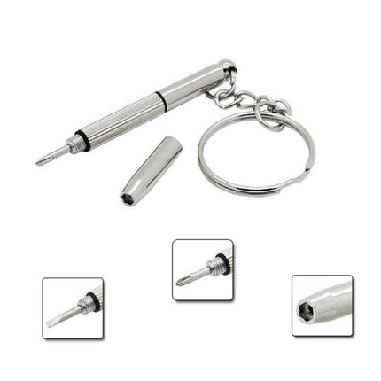 Multifunctional Keychain Repair Tool Screwdriver Portable Mini Multi Tool Key Ring, screwdriver Shape