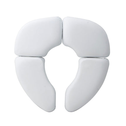 Soft Skin-Friendly Children Folding Potty Seat Cover Baby Travel Folding Padded Toilet Seat Toilet Training