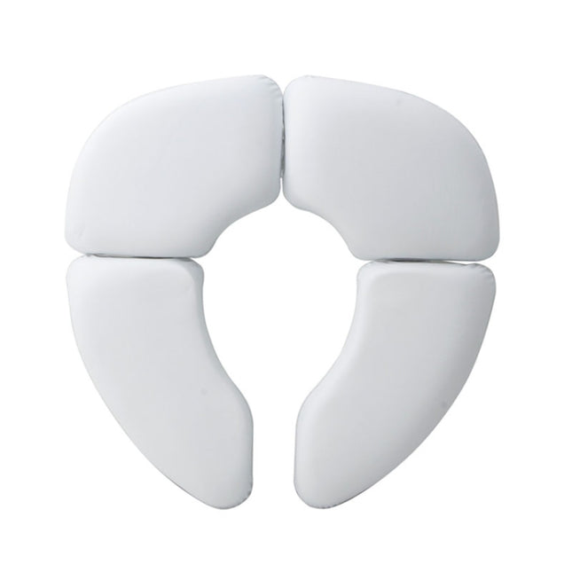Soft Skin-Friendly Children Folding Potty Seat Cover Baby Travel Folding Padded Toilet Seat Toilet Training