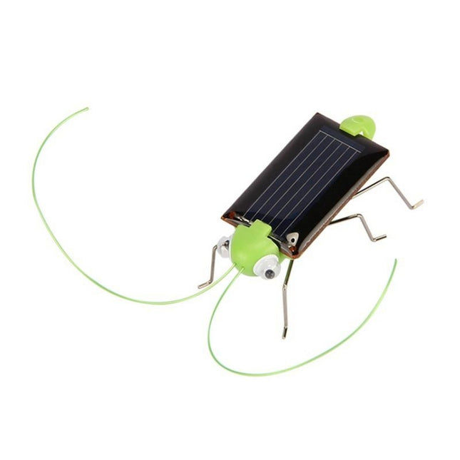 Children Baby Solar Power Energy Insect Grasshopper Cricket Kids Toy Gift, Grasshopper Cricket