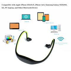 S9 Wireless Sports Bluetooth Earphones for iPhone Huawei XiaoMi Phone, Support TF / SD Card & Microphone