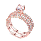 9 / Round Rose Gold
