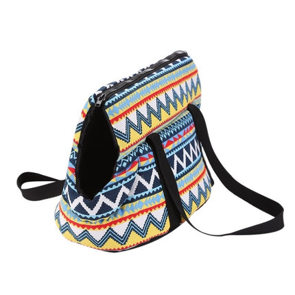 Retro Pet Carrying Bag Comfortable & Breathable Backpack For Cats And Dogs, S 45x21x22cm, L 55x26x27cm