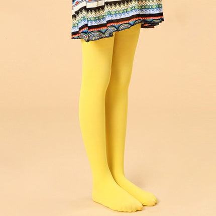 Spring Summer Baby Stockings Ballet Dance Socks Siamese Children Pantyhose High Elastic Training Girls Bottoming Socks, yellow, light purple