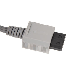 1.8m Component cable Audio Video AV Composite 3 RCA Cable for sharpest video Main 480p video output for Nintendo Wii console, For PS1 / PS2  1.8m