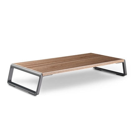 Monitor Stand Riser with Metal Feet for iMac MacBook LCD Display Printer, Lapdesk Tabletop Organizer Sturdy Platform Save Space