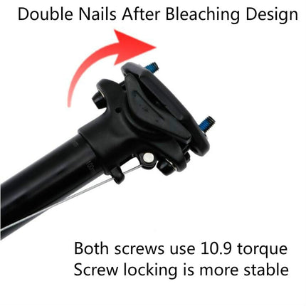 ZOOM Bicycle Wire-Controlled Hydraulic Lift Seat Tube Mountain Bike Seatpost, 31.6mm 375mm External Routing, 30.9mm 400mm Internal Routing, 31.6mm 400mm Internal Routing