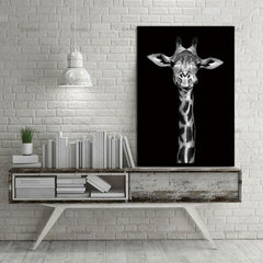 Simple Black and White Animal Decoration Painting Study Living Room Sofa Background Wall Painting Without Frame, 21X30cm, 30X40cm, 40X50cm, 40X60cm