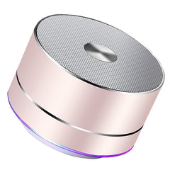 LENRUE - Altavoz portátil inalámbrico con Bluetooth, estéreo, LED, con micrófono incorporado, subwoofer MP3, columna inteligente, TBD049445801A, TBD049445801B, TBD049445801C, TBD049445801D